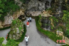 贵州修文：天然溶洞变身“洞穴咖啡馆”